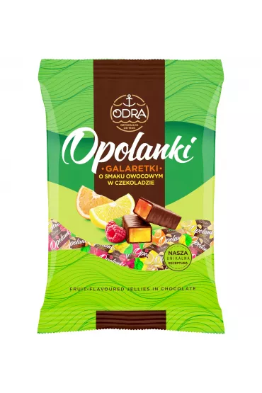 Odra Opolanki Galaretki o smaku owocowym w czekoladzie 1 kg