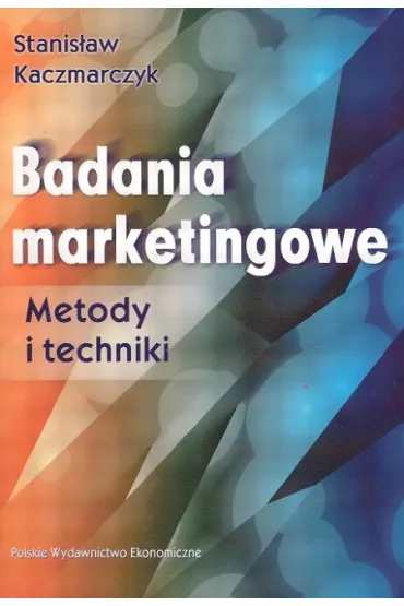Badania marketingowe - Stanis�aw Kaczmarczyk