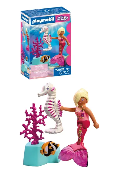 Playmobil Fantasy & Magic Syrenka z�konikiem morskim 72109