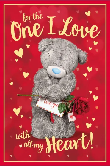 Carte Blanche Karnet holograficzny 3D For the One I love