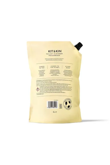 Kit and Kin Naturalny p�yn do czyszczenia toalety, o zapachu sosny i cedru 1 l