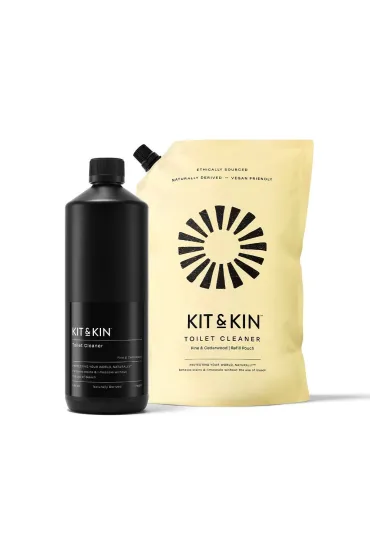 Kit and Kin Naturalny p�yn do czyszczenia toalety, o zapachu sosny i cedru 1 l