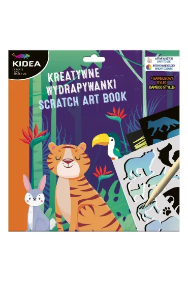 Kreatywna wydrapywanka z szablonami Derform