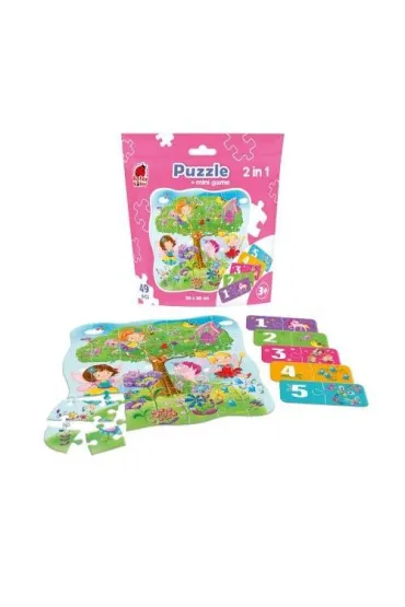 Puzzle w saszetce 49 el. Wr�ki + mini gra Roter Kafer