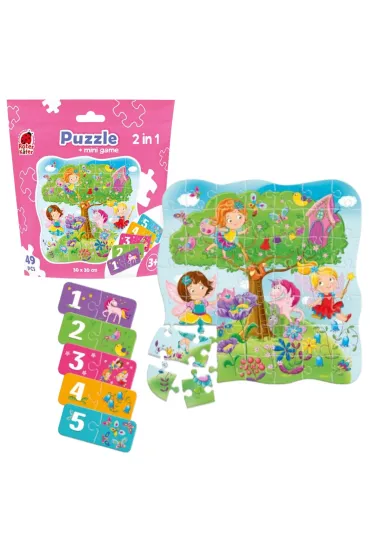 Puzzle w saszetce 49 el. Wr�ki + mini gra Roter Kafer