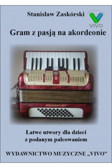 Gram z pasją na akordeonie.