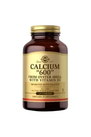 Solgar Wap� z muszli ostryg - Calcium „600” from Oyster Shell with Vitamin D3 Suplement diety 120 tab.