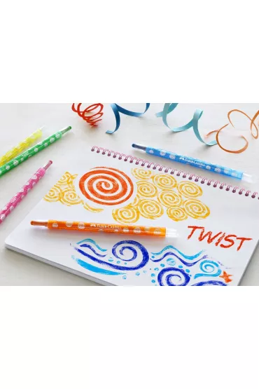 Faber-Castell Kredki woskowe wykr�cane 12 szt.