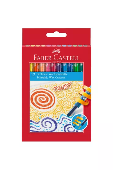 Faber-Castell Kredki woskowe wykr�cane 12 szt.