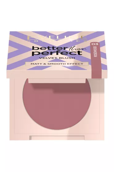 Eveline Cosmetics Better Than Perfect Velvet Blush r� prasowany 03 2.3 g