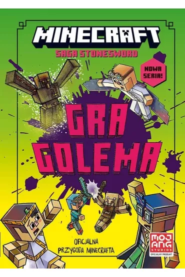 Minecraft Saga Stonesword T.5 Gra golema - Nick  Eliopulos
