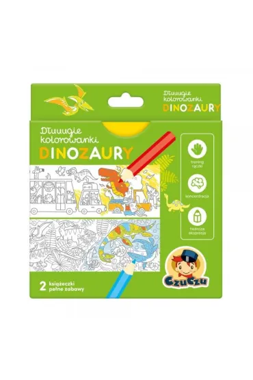 CzuCzu D�uuugie kolorowanki Dinozaury 4+