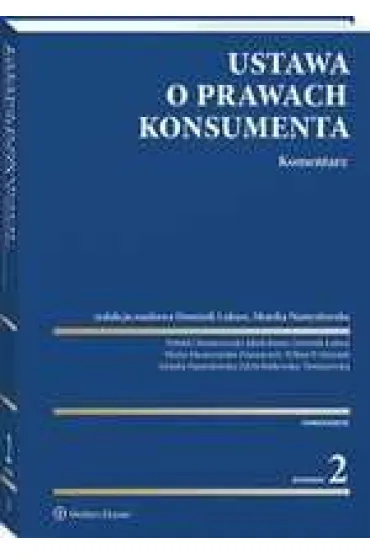 Ustawa o prawach konsumenta. Komentarz