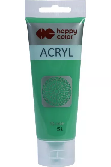 Happy Color Farba akrylowa jasnozielona 75ml