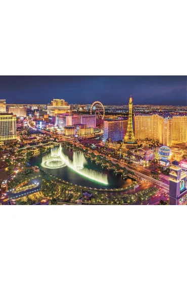 Puzzle 6000 el. High Quality Collection. Las Vegas Clementoni