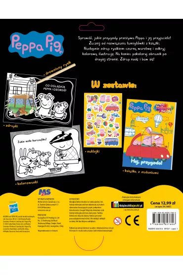 Peppa Pig. Zdrapuj, koloruj, naklejaj