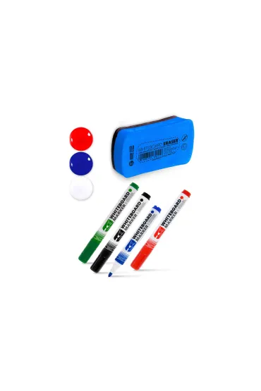 Zestaw marker�w do tablic i flipchart�w MEMOBE z g�bk� i magnesami
