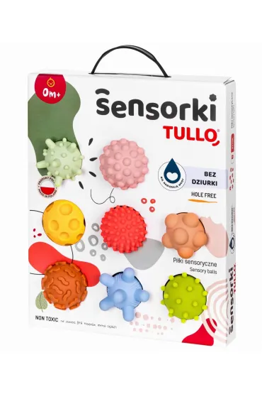 Sensorki Tullo Pi�ki sensoryczne bez dziurki pastelowe