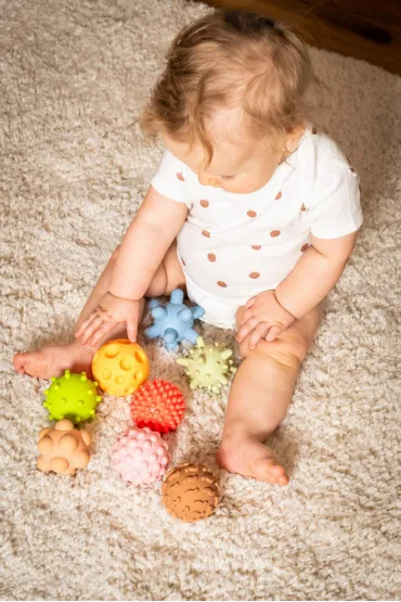 Sensorki Tullo Pi�ki sensoryczne bez dziurki pastelowe
