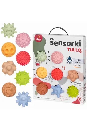 Sensorki Tullo Pi�ki sensoryczne bez dziurki pastelowe