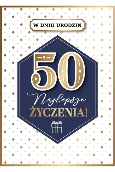 Armin Style KARNET URODZINY 50 B6 Z KOP AS GM-1219 FOL