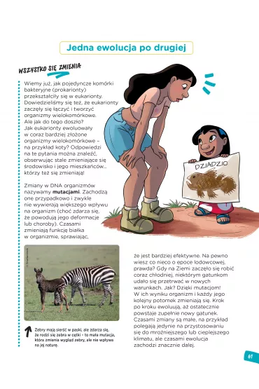 Nauka z komiksem �ycie. Genetyka i ewolucja. Tom 1 - Sara Storino, Tea Orsi, Andrea Vico, Manuela  Razzi, Danilo Loizedda, Chiara  Segr�, Denise  Shimabukuro, Jacopo Olivieri, Letizia Algeri, Luca Pagani, Piero Genovesi, Silvia  Bencivelli