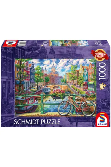 Puzzle PQ 1000 el. Kana� Amsterdamski Schmidt