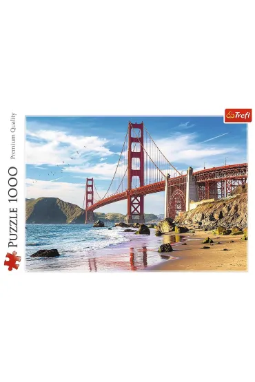 Puzzle 1000 el. Most Golden Gate, San Francisco, USA Trefl