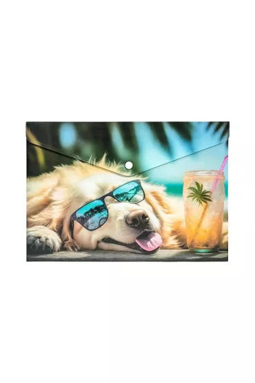 Centrum Koperta A4 PP na nap� z nadrukiem Chillout Dog