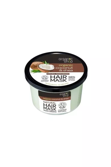 Organic Shop Maska do w�os�w Kokos i shea Nawil�aj�ca 250 ml