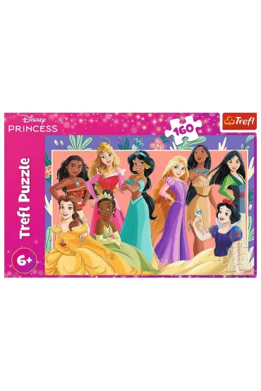 Puzzle 160 el. Prawdziwe ksie�niczki Trefl