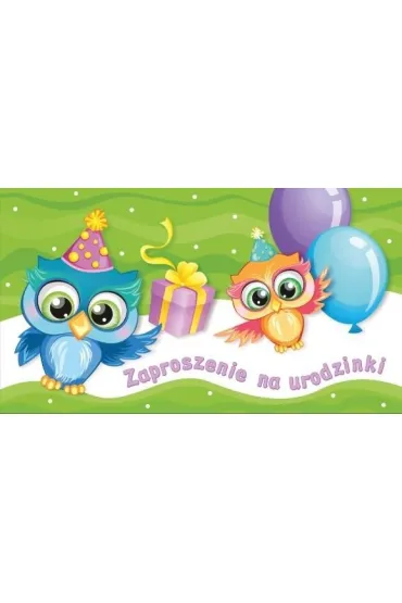 Astro Atelier Zaproszenie Urodziny dzieci�ce 10 szt.