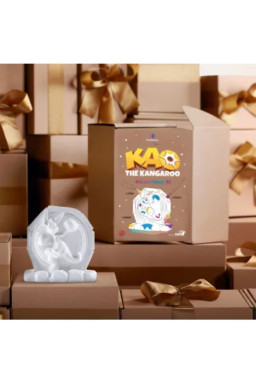 Kolorowanka 3D Kao The Kangaroo