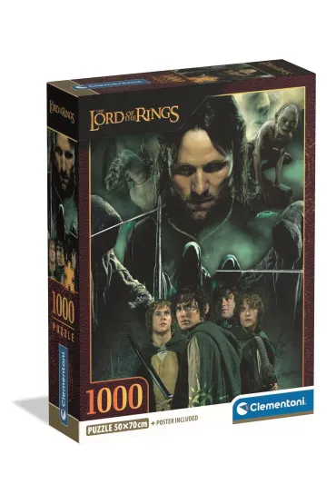 Puzzle 1000 el. Compact W�adca Pier�cieni Clementoni