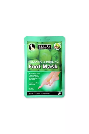 Beauty Formulas Relaxing & Healing Foot Mask relaksuj�co-od�ywcza maska na stopy 2 szt.
