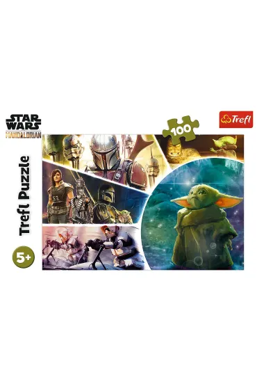 Puzzle 100 el. Baby Yoda Trefl