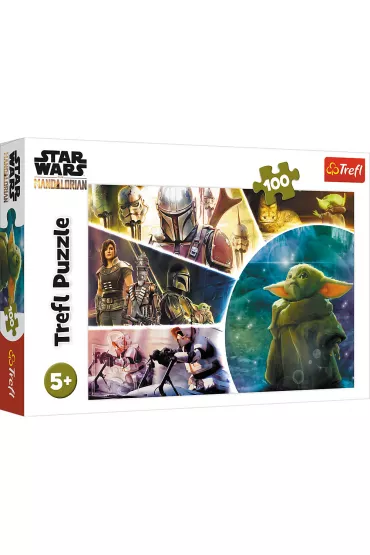 Puzzle 100 el. Baby Yoda Trefl
