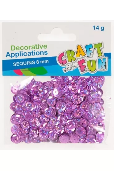 Craft with Fun Cekiny laser Guzik 8 mm