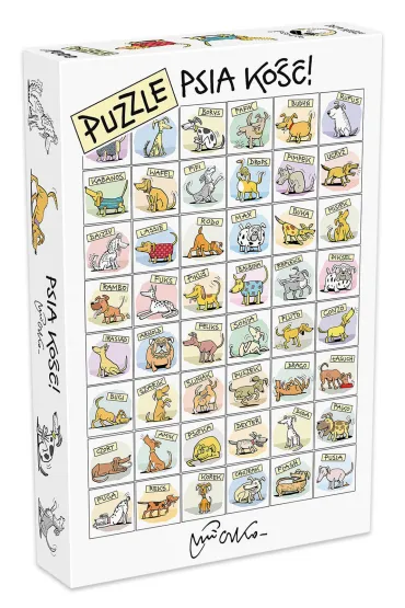 Puzzle 1000 el. Psia ko��! MDR - Andrzej Mleczko