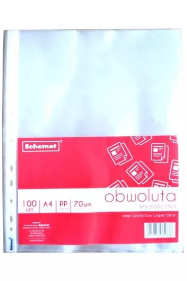 Schemat Obwoluta A4 70 mic 100 szt.