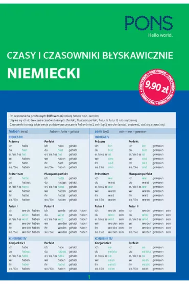 CZASY I CZASOWNIKI BLYSKAWICZ MINI NIEM-LEKT