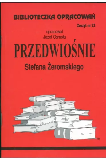 Przedwionie. Biblioteczka opracowa. Zeszyt nr 23 - Jzef Osmoa