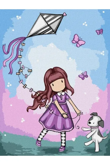 Malowanie po numerach - Dont Fly Away Kids 30x40cm Ideyka