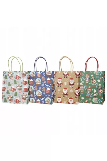 incood. Torba prezentowa 21x25 cm Ba�wany Miko�aje