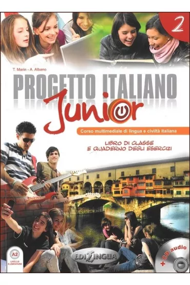 Progetto italiano junior 2 podr�cznik + �wiczenia + Audio CD - A. Albano, Telis Marin
