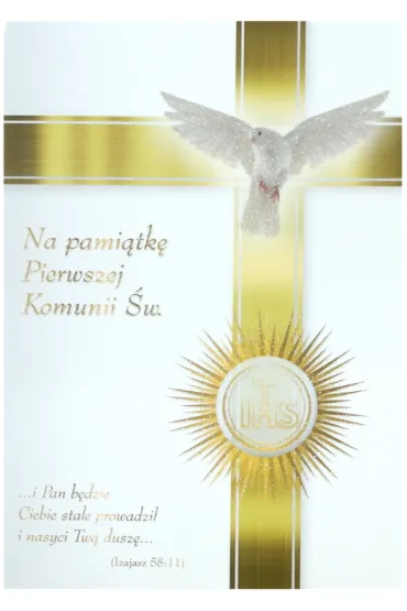 Karnet I Komunia �wi�ta B6 druk AVANTI
