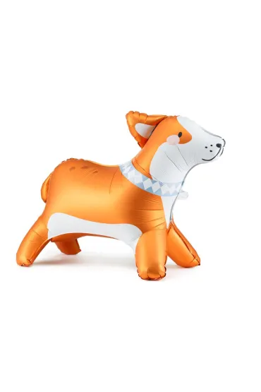 PartyDeco Stoj�cy balon foliowy Corgi mix 88x70cm