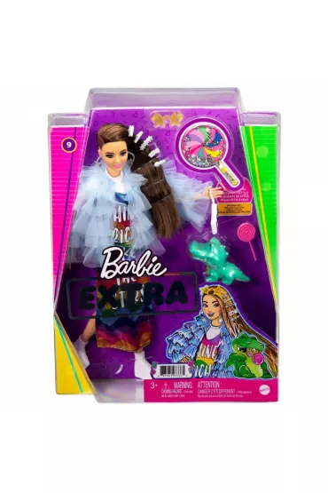 Barbie Extra Lalka ta narzutka/Jasnobrzowe wosy GYJ78 Mattel