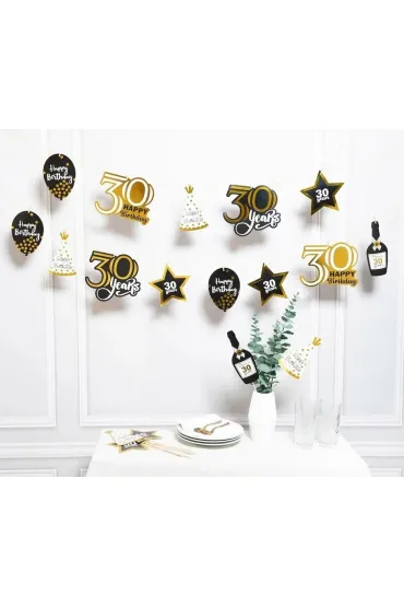 GoParty Dekoracja urodzinowa 30