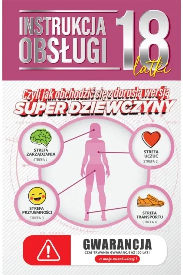 Yeku Karnet 18 Urodziny damskie - instrukcja obs�ugi JCX080
